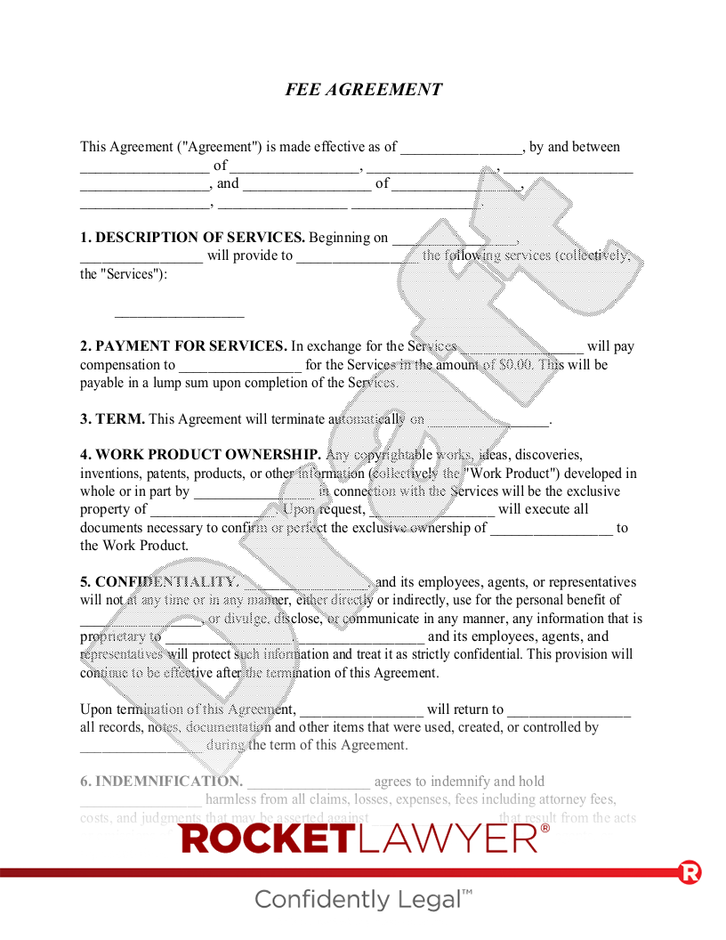 Split Fee Agreement Template