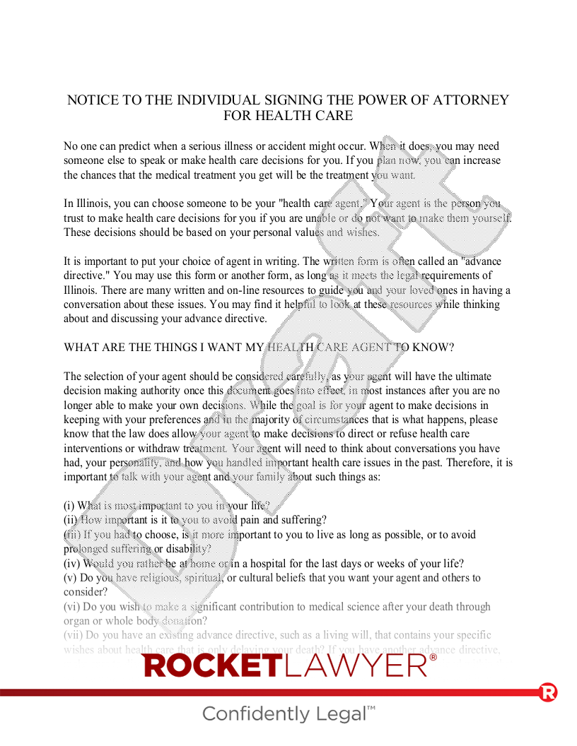 Free Durable Power Of Attorney Template & FAQs - Rocket Lawyer