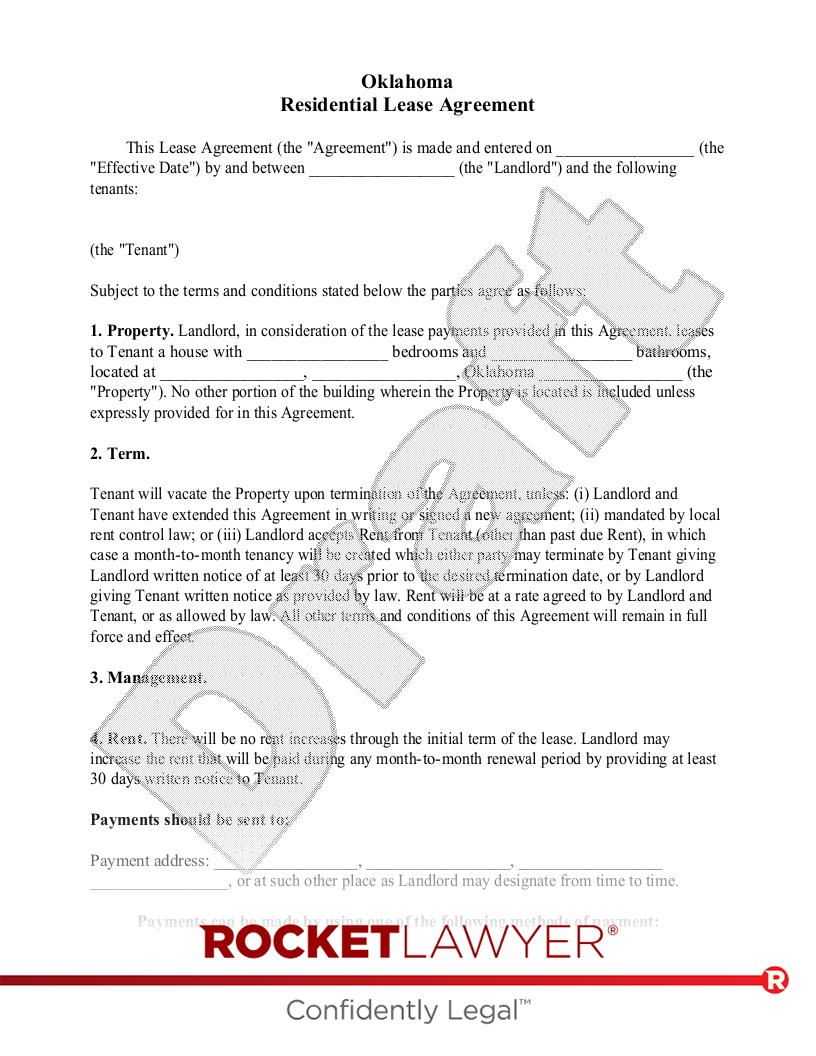simple lease agreement template