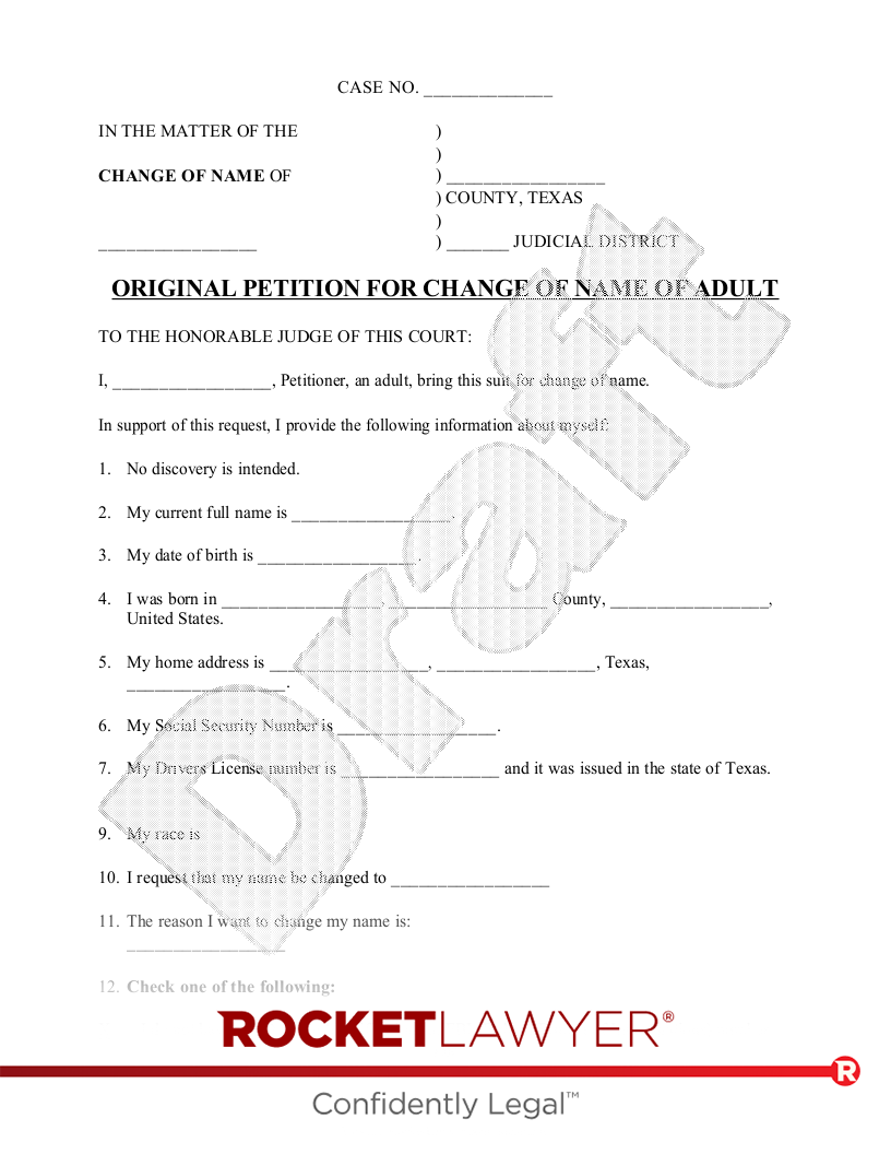 free-tx-name-change-petition-order-rocket-lawyer