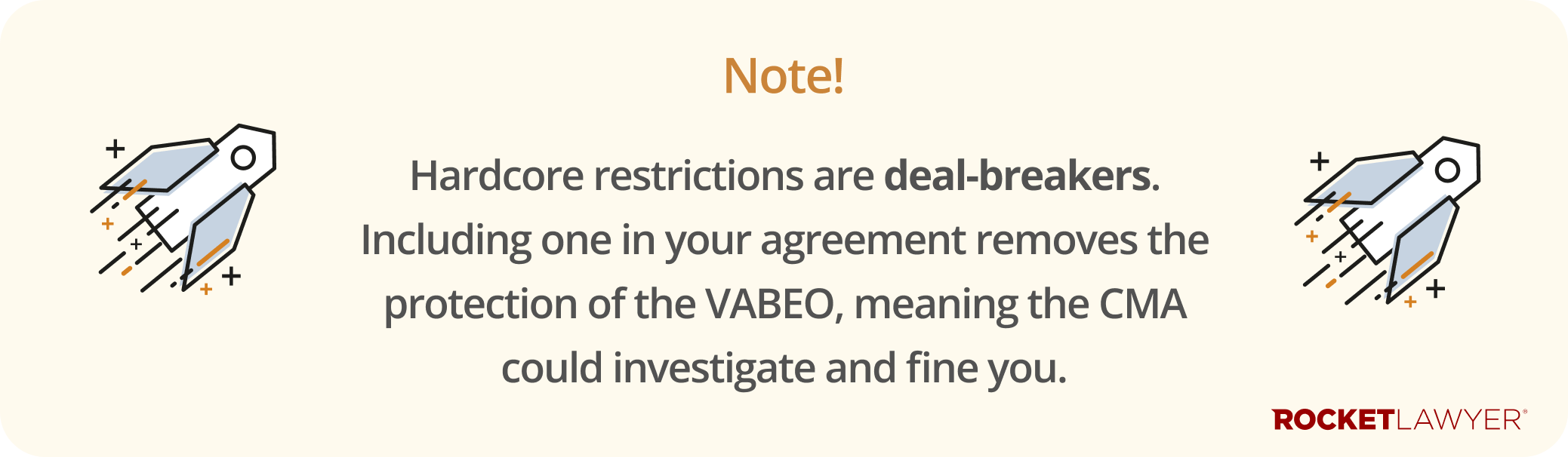 Infographic noting that hardcore restrictions are deal-breakers