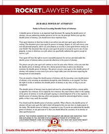 Free Power Of Attorney | Free to Print, Save & Download